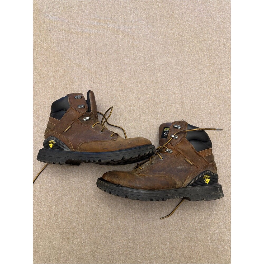 Herman Survivors Men's Brown  Work Leather Boots Sz US 12